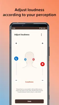 Hearing Control android App screenshot 2